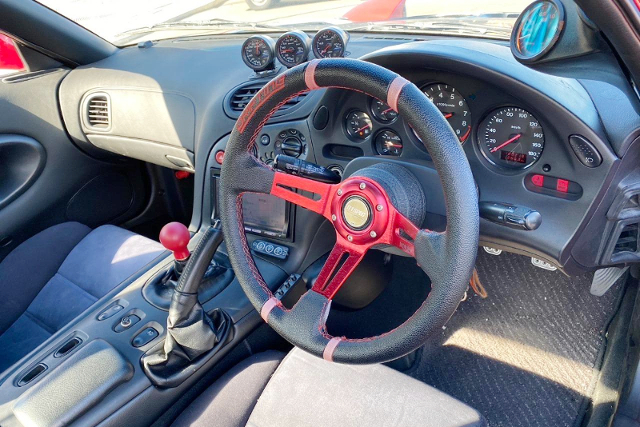 INTERIOR of RED FD3S RX-7 TYPE-RB BATHURST.