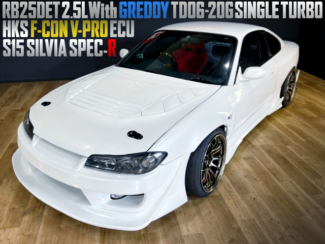 TD06-20G TURBOCHARGED RB25DET SWAPPED WIDEBODY S15 SILVIA.