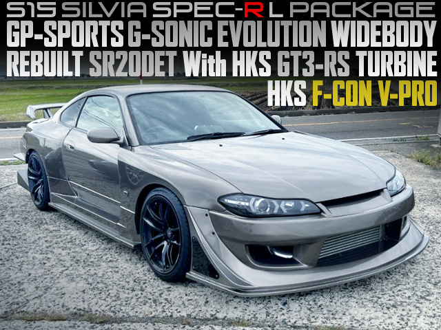 G-SONIC EVOLUTION WIDE BODIED, GT3-RS TURBOCHARGED S15 SILVIA.