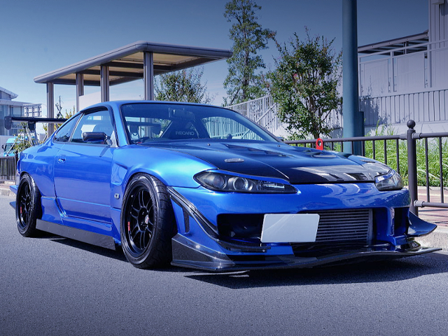 FRONT EXTERIOR of WIDEBODY S15 SILVIA SPEC R.