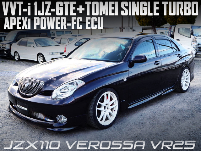 TOMEI TURBO and POWER-FC into JZX110 VEROSSA VR25.