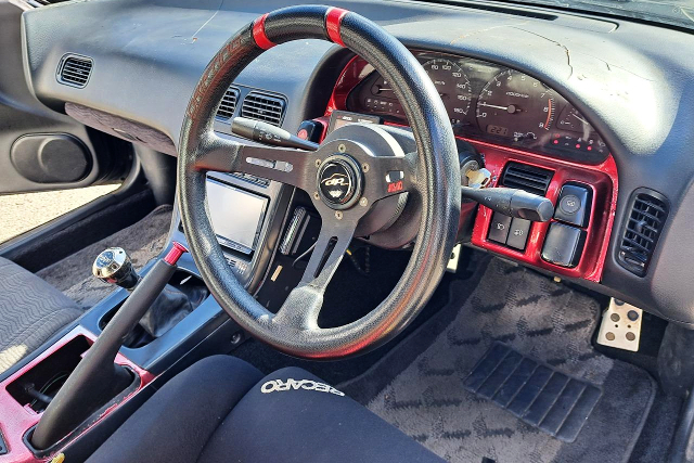 DRIVER SIDE DASHBOARD of 180SX TYPE-X.