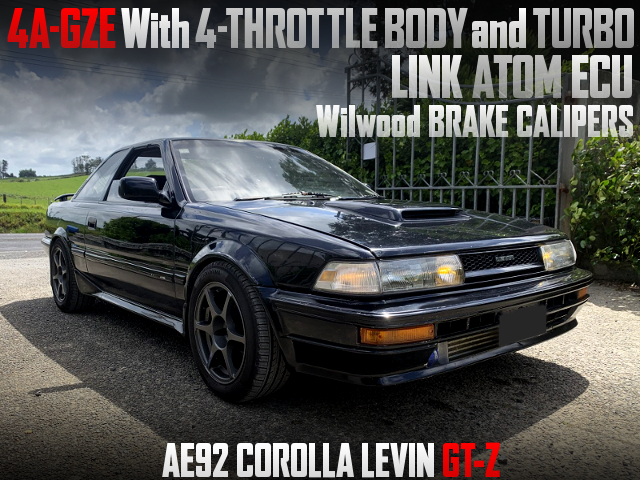 4AGZE ITBs TURBO into AE92 LEVIN GT-Z.