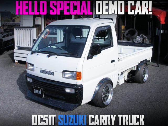 HELLO-SPECIAL DEMO CAR of DC51T SUZUKI CARRY TRUCK.