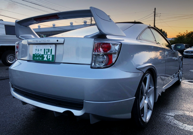 REAR EXTERIOR of ZZT231 CELICA SS-2 SUPER STRUT PACKAGE.