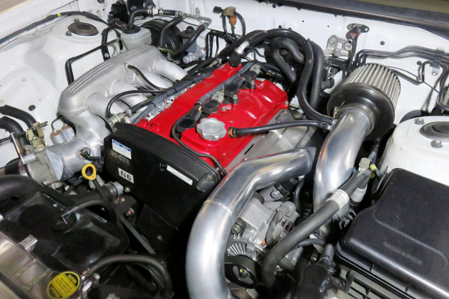 PIPING of 3S-GTE TURBO ENGINE.