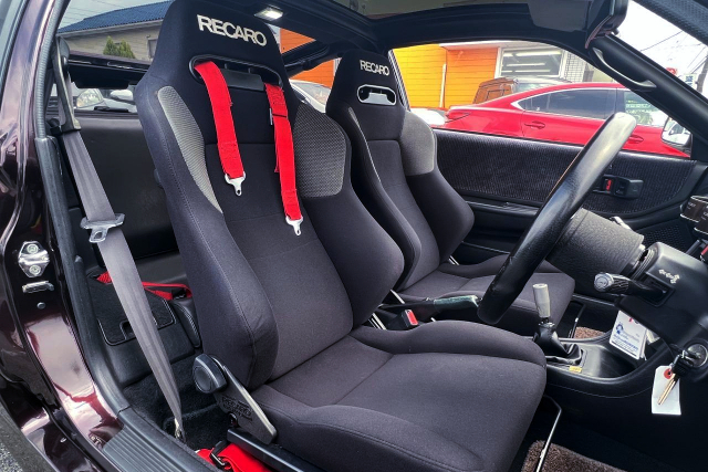 RECARO SEATS SET UP to EF8 CR-X INTERIOR.