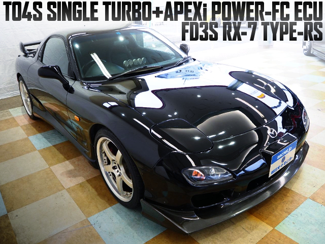 13B-REW With TO4S SINGLE TURBO and POWER-FC ECU into FD3S RX-7 TYPE-RS.