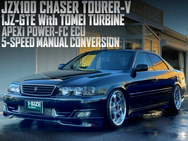 TOMEI TURBINE and POWER-FC into JZX100 CHASER TOURER-V.