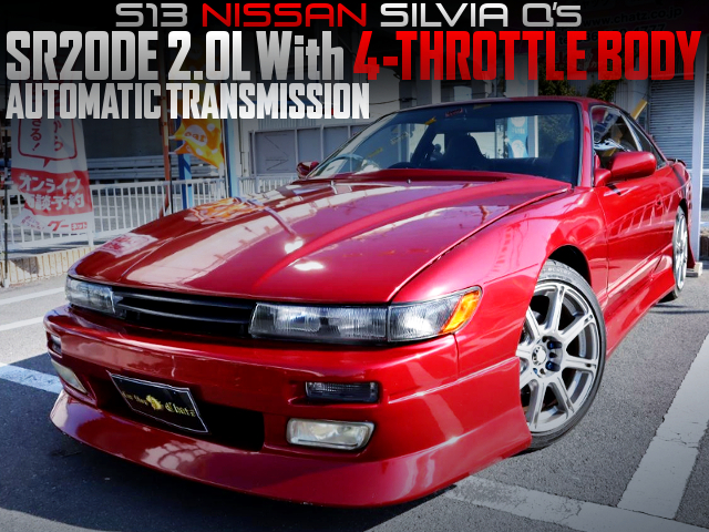 SR20DE With ITBs and AUTOMATIC TRANSMISSION into S13 SILVIA Qs.