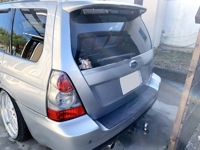 REAR EXTERIOR of STANCE SG5 FORESTER XT.