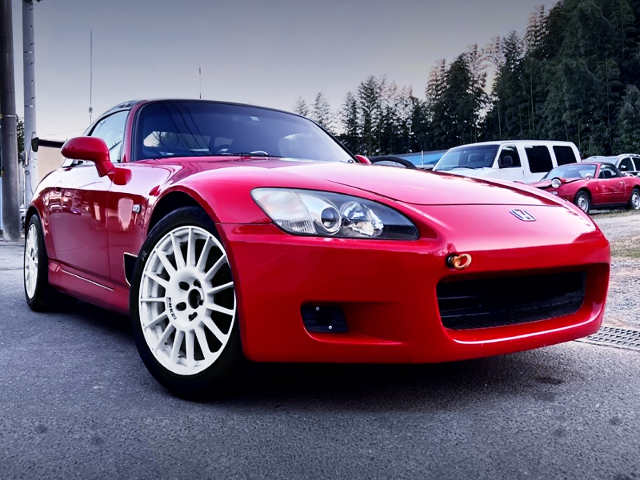 FRONT EXTERIOR of RED AP1 S2000.