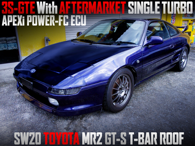 3S-GTE With AFTERMARKET TURBO and POWER-FC into SW20 MR2.