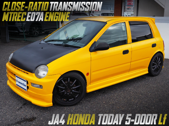 MTREC E07A SWAPPED. CLOSE-RATIO GEARBOX into JA4 TODAY 5-DOOR Lf.