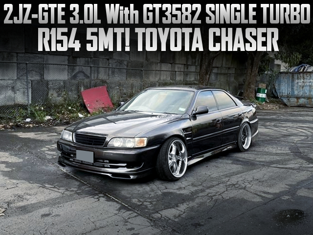 2JZ-GTE With GT3582 SINGLE TURBO into X100 CHASER.
