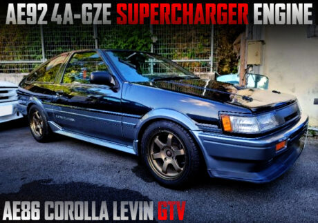 4A-GZE SUPERCHARGER SWAPPED AE86 LEVIN GTV.