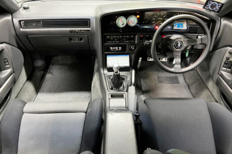 INTERIOR of DARK GREEN JZA70 SUPRA.