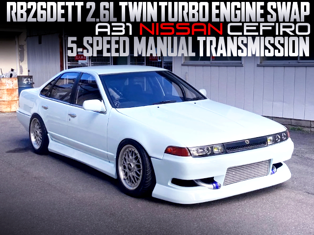 RB26 TWIN TURBO SWAPPED A31 CEFIRO.