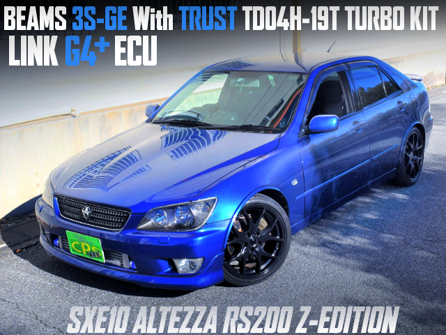 BEAMS 3S-GE With TRUST TD04H-19T TURBO KIT and LINK G4+ ECU into SXE10 ALTEZZA RS200 Z-EDITION.