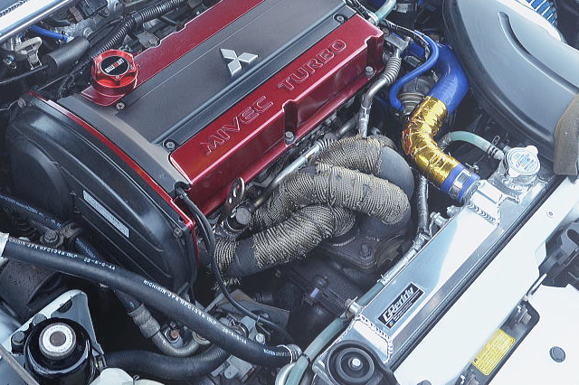 HKS GT2 TURBINE and EXHAUST MANIFOLD on MIVEC 4G63T.