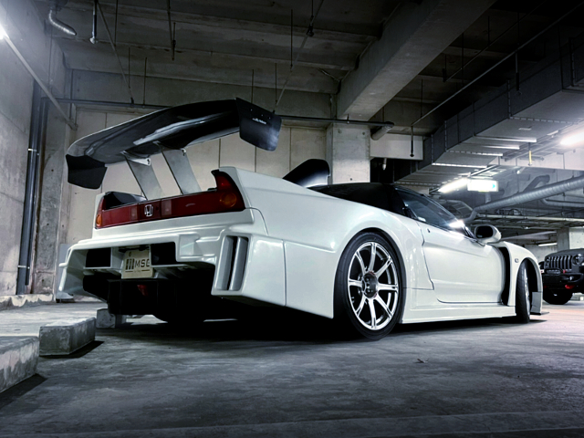REAR EXTERIOR of ZERO FORCE FINAL WIDEBODY NA1 NSX.