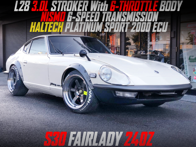 L28 3.0L STROKER With ITBs and 6MT into S30 FAIRLADY 240Z.