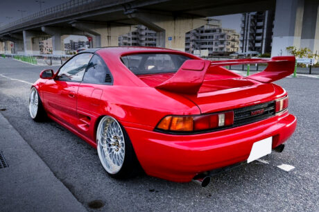 REAR EXTERIOR of SW20 MR2 G-LTD T-BAR ROOF.