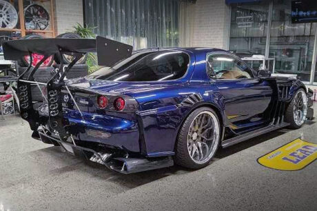 REAR EXTERIOR of TCP MAGIC WIDEBODY FD3S RX-7 TYPE-R.