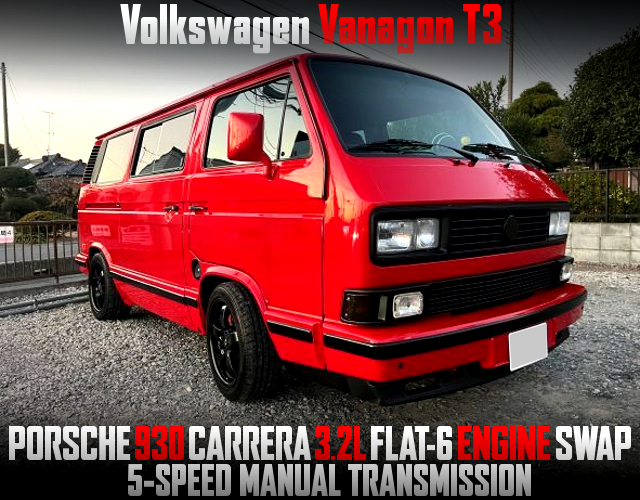 PORSCHE 930 CARRERA 3.2L FLAT-6 ENGINE SWAP With 5MT into VW VANAGON T3.