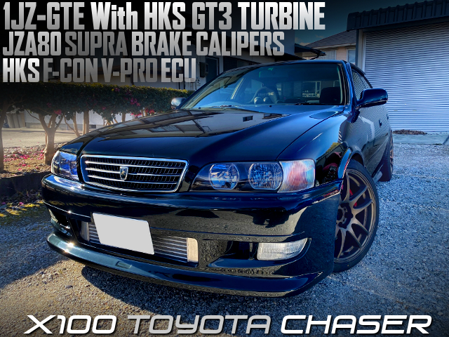 1JZ With HKS GT3 TURBINE and F-CON V-PRO into X100 TOYOTA CHASER.