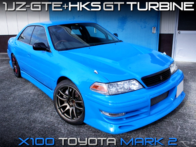 HKS GT TURBOCHARGED X100 TOYOTA MARK 2.