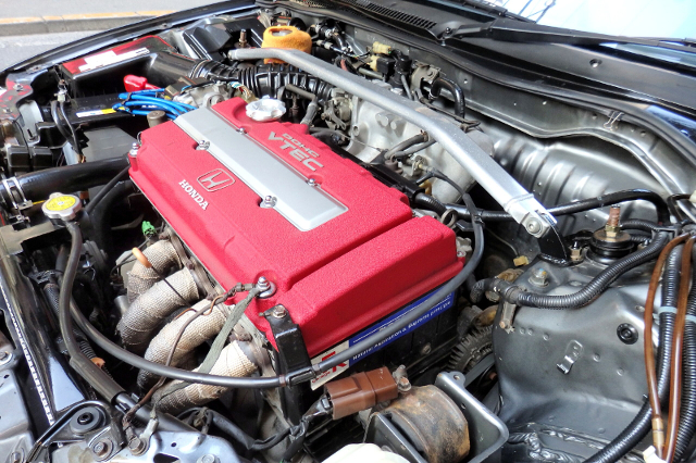 B16A VTEC ENGINE With B16B PISTONS and B16B CAMS.