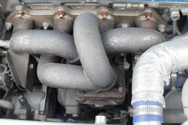 EXHAUST MANIFOLD and BIG SINGLE TURBO on 4G63T.