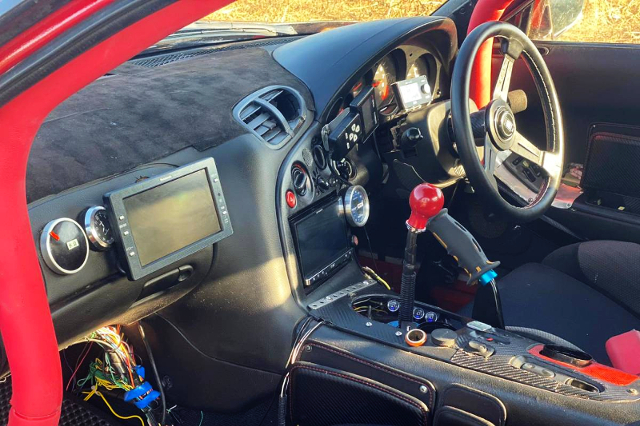 INTERIOR of RED FD3S RX-7 TYPE-R.