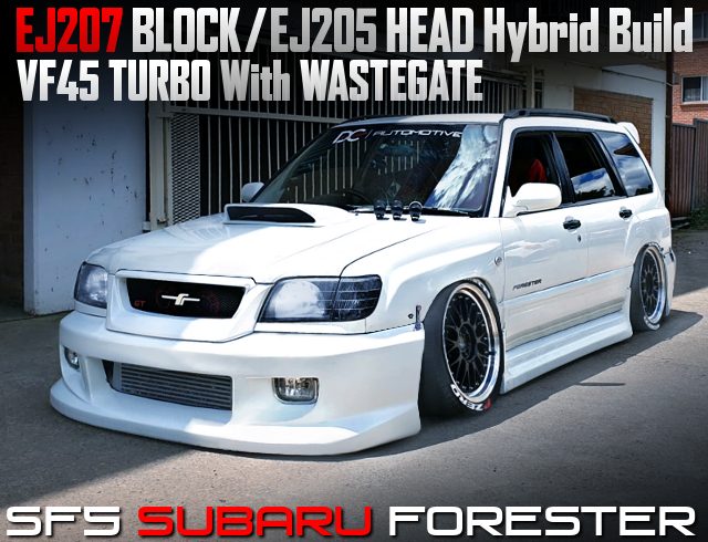 EJ207 BLOCK With EJ207 HEAD and VF45 TURBO into SF5 FORESTER.