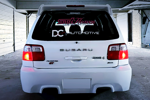 REAR EXTERIOR of STANCE SF5 FORESTER.