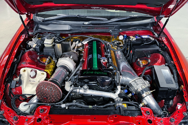 2JZ-GTE With SINGLE TURBO into GSE21 IS350 ENGINE ROOM.