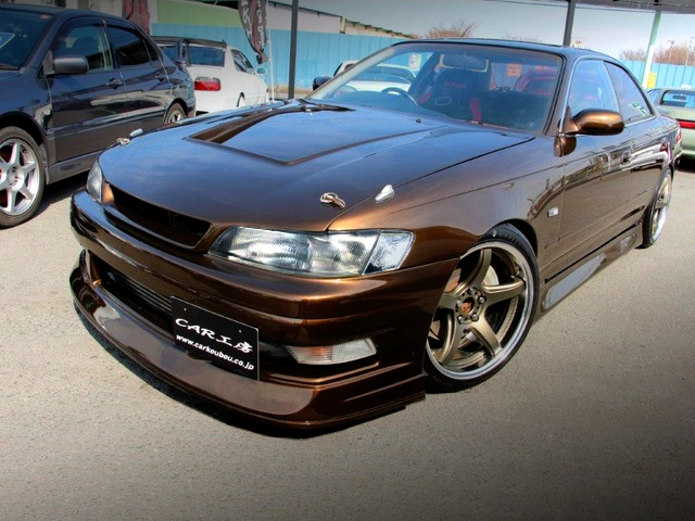 FRONT EXTERIOR of BMW BROWN JZX90 MARK 2.