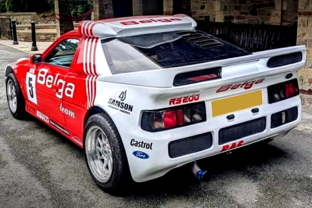 REAR EXTERIOR of FORD RS200 REPLICA MR-S.