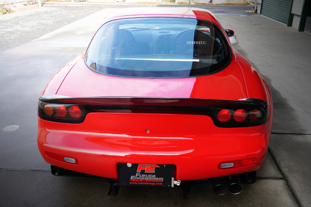 REAR EXTERIOR of WIDEBODY FD3S EFINI RX-7 TYPE-RB.