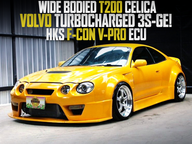 WIDE BODIED, VOLVO TURBOCHARGED 3S-GE into T200 CELICA.