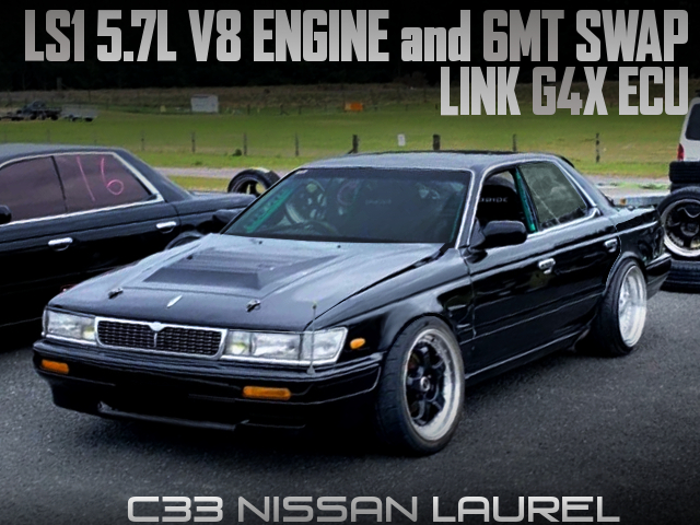 LS1 V8 and T56 6MT SWAPPED C33LAUREL.