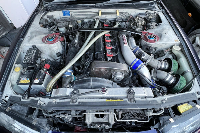 RB26 With BNR34 TURBOS.