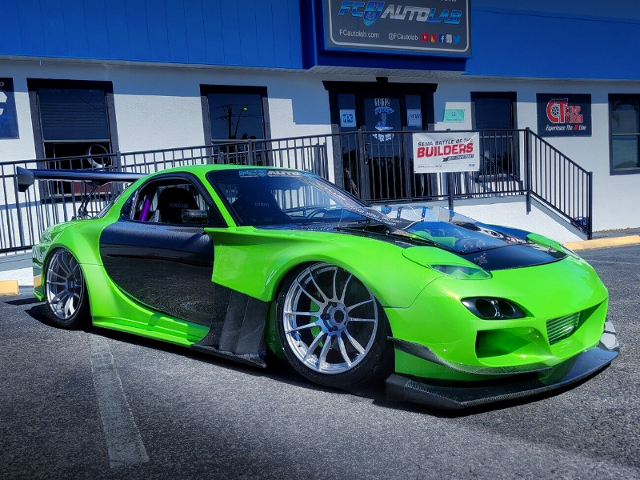 FRONT EXTERIOR of TCP-MAGIC WIDEBODY FD3S RX-7.