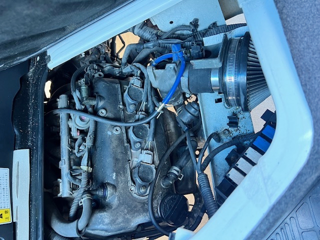 K6A TWIN CAM TURBO ENGINE into DA63T CARRY ENGINE ROOM.