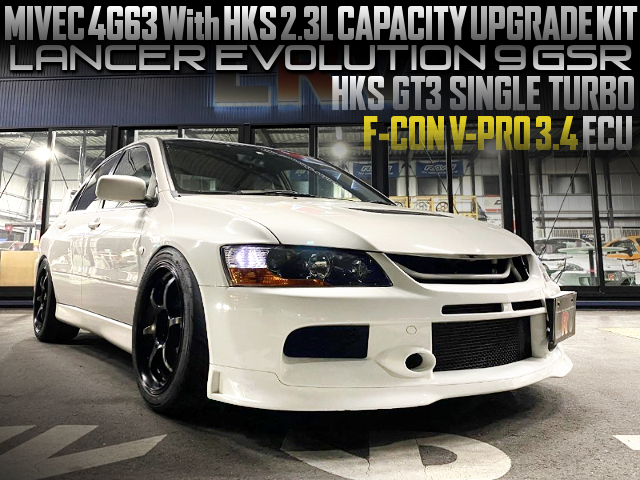 MIVEC 4G63 With 2.3L KIT and GT3 TURBO MODIFIED to EVO9 GSR.
