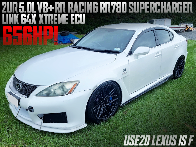 2UR 5.0L V8 with RR RACING RR780 SUPERCHARGER to USE20 LEXUS IS F.