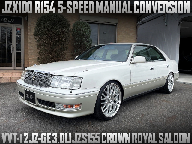 JZS155 CROWN ROYAL SALOON With R154 5MT CONVERSION.