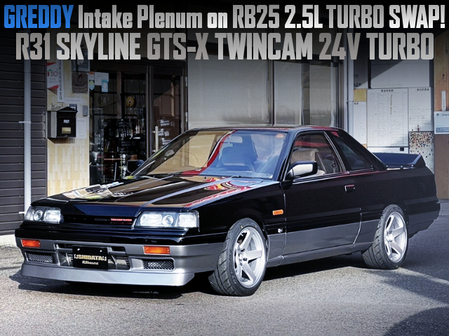 RB25DET 2500cc TURBO SWAPPED R31 SKYLINE 2-DOOR COUPE.