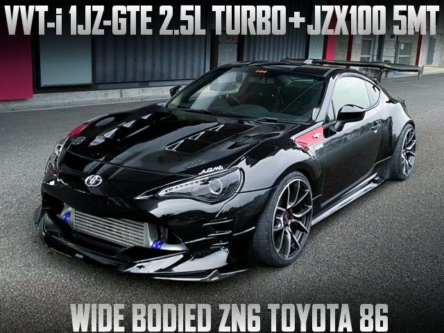1JZ TURBO and JZX100 5MT SWAPPED to WIDEBODY ZN6 TOYOTA 86.